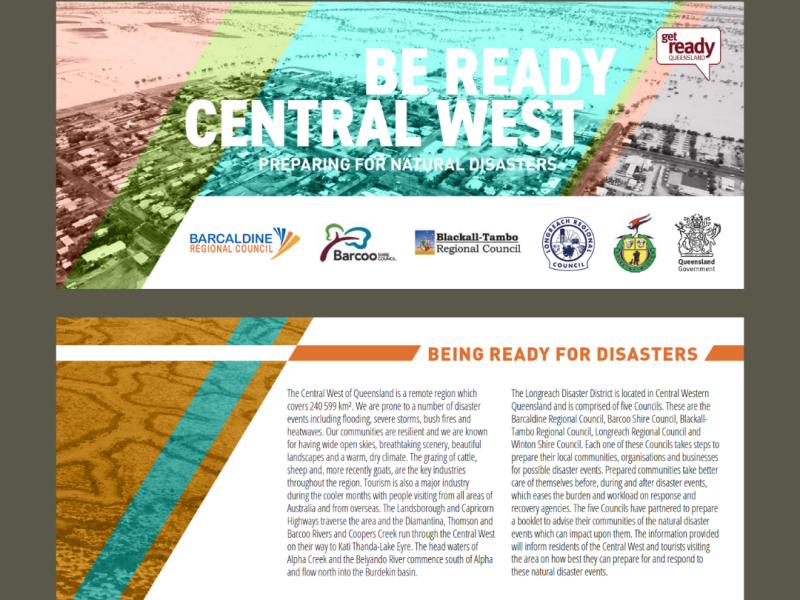 Be Ready Central West flipbook cover and first page