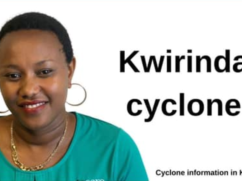 Centacare Cyclone Video - Kinyarwanda