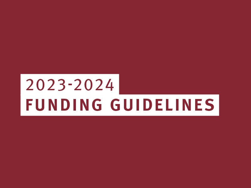 2023 Funding Guidelines